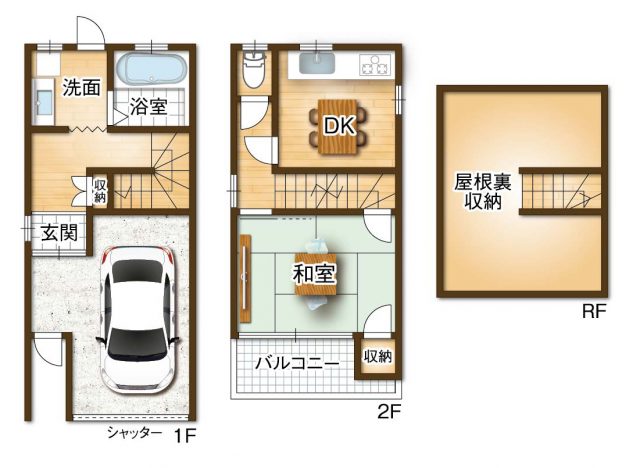 戸建間取り